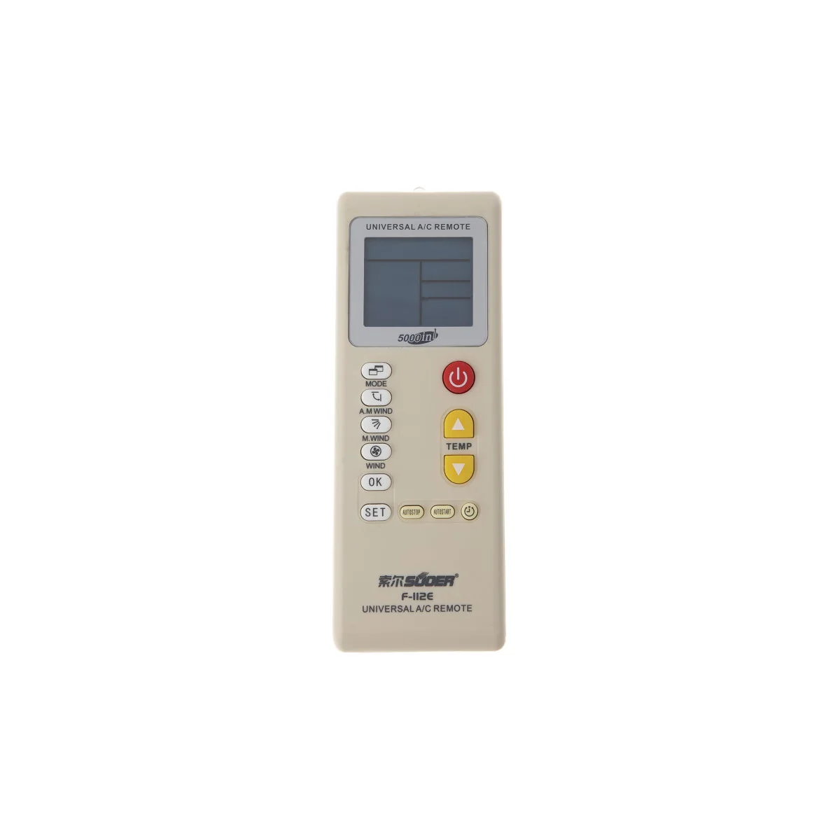 Product image - ریموت کنترل کولر گازی همه کاره مدل F112E