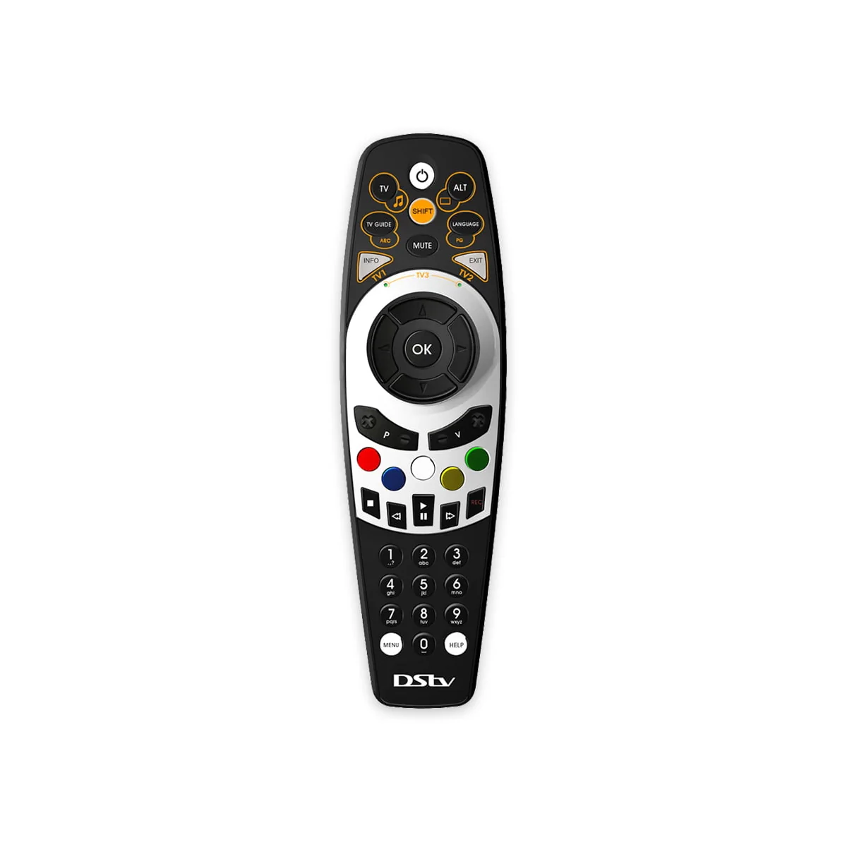 تصویر ریموت کنترل ماهواره هایویژن hivision مدل 9090x