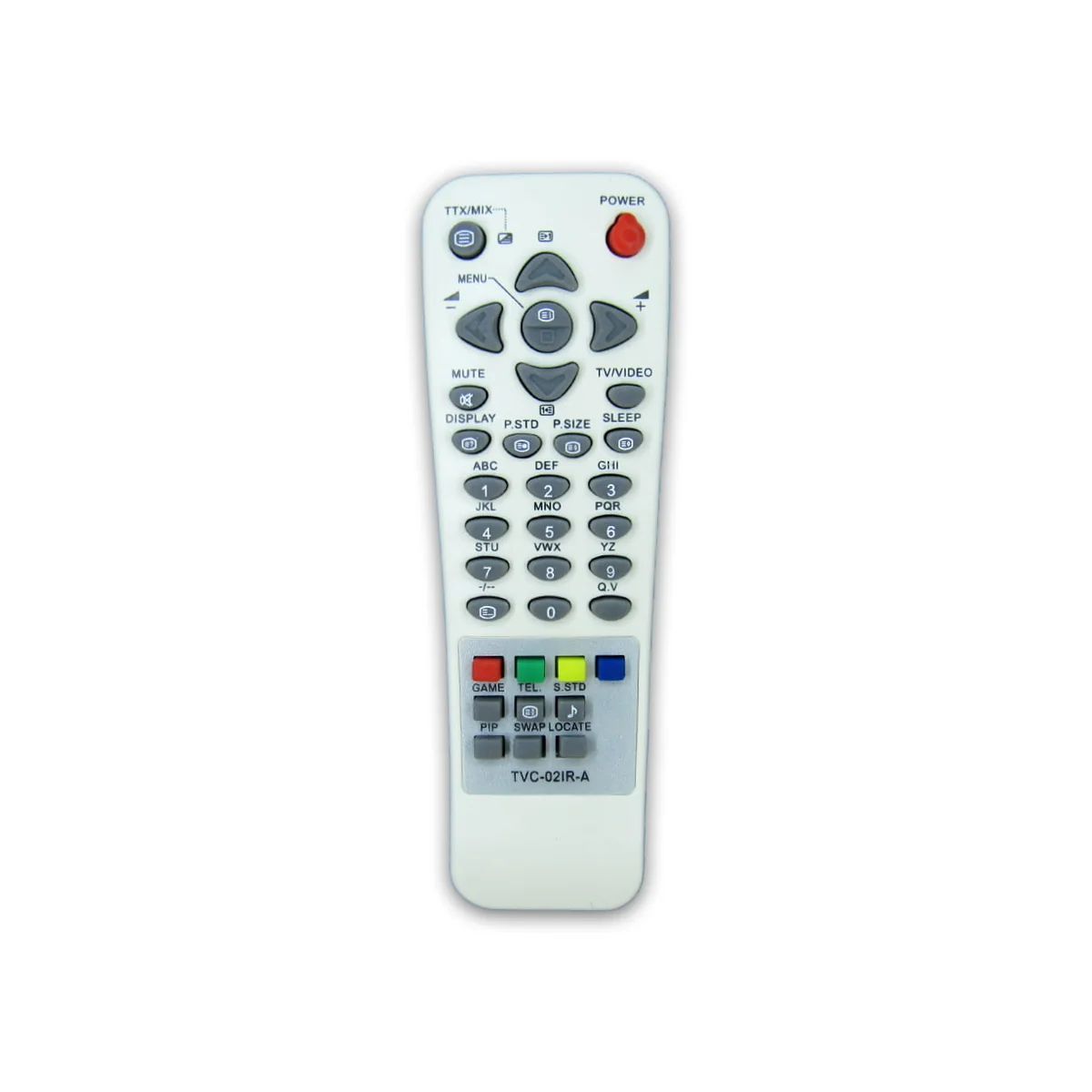 تصویر ریموت کنترل تلویزیون صنام ولوم بالا مدل TVC-021R-A