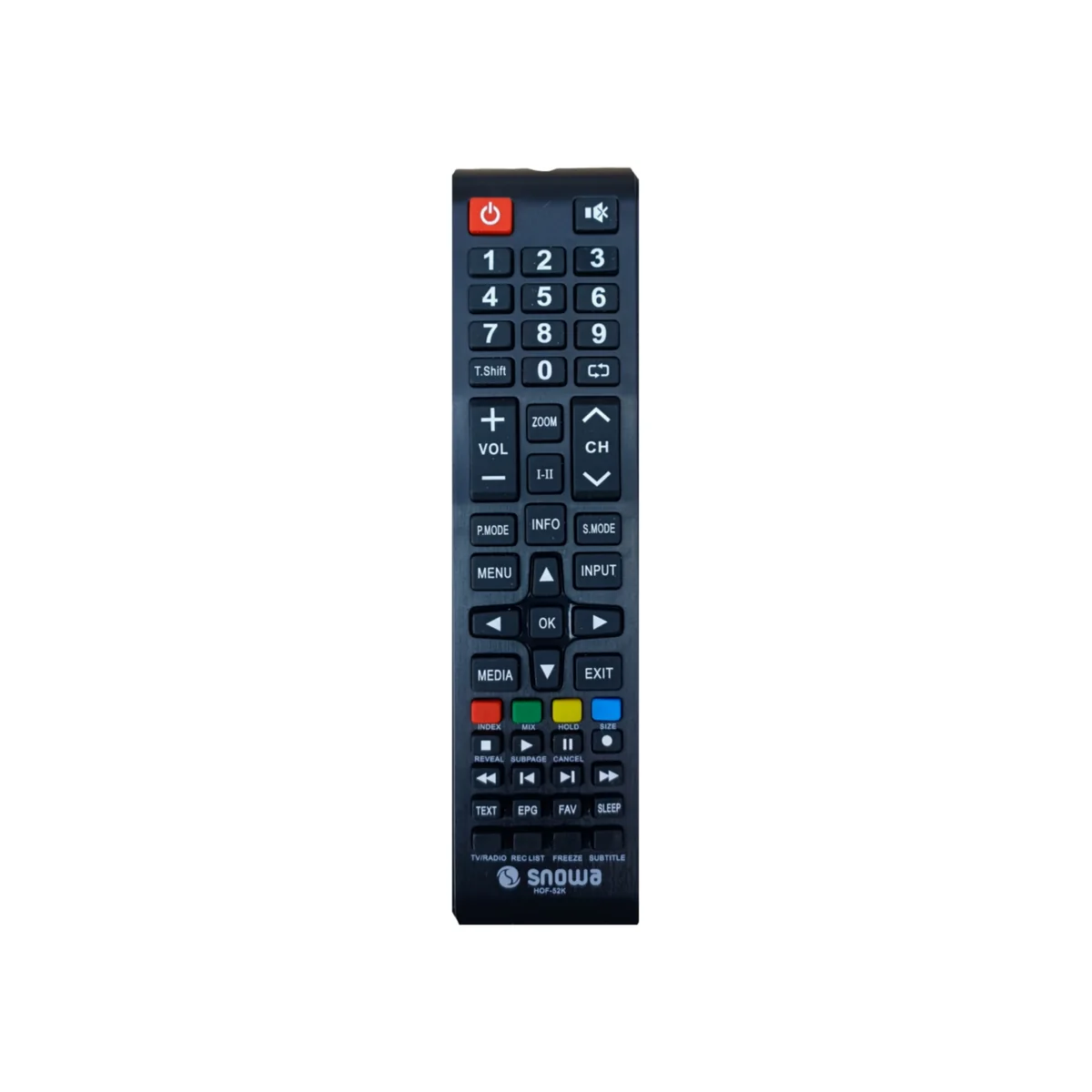 Product image - ریموت کنترل تلویزیون اسنوا مدل HOF-52K