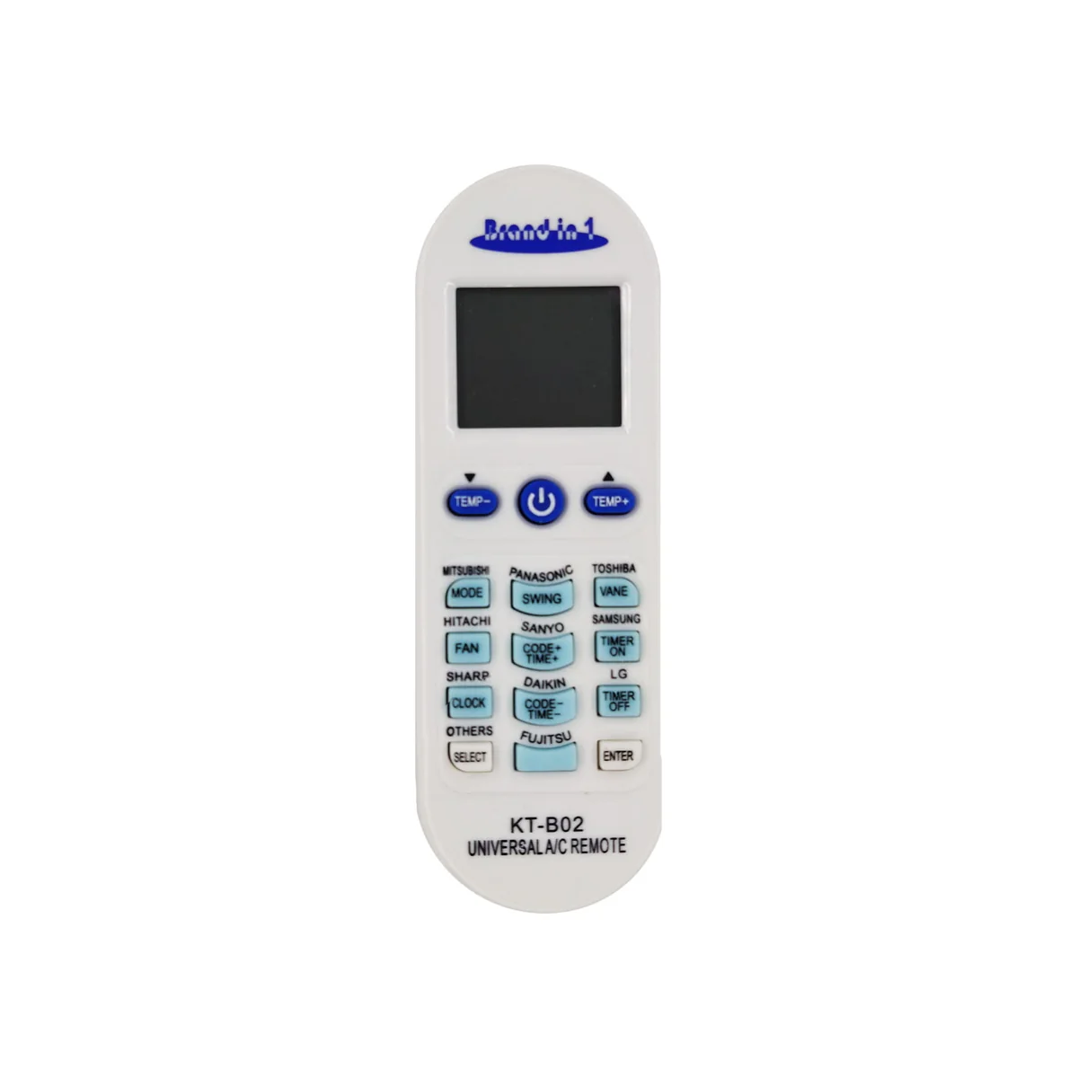 تصویر ریموت کنترل کولر گازی همه کاره UNIVERSAL 6000 مدل KT-B02