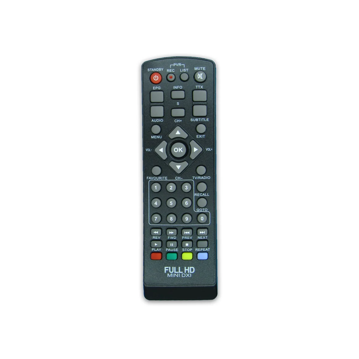 تصویر ریموت کنترل گیرنده دیجیتال فول اچ دی (FULL HD (MINI DXI