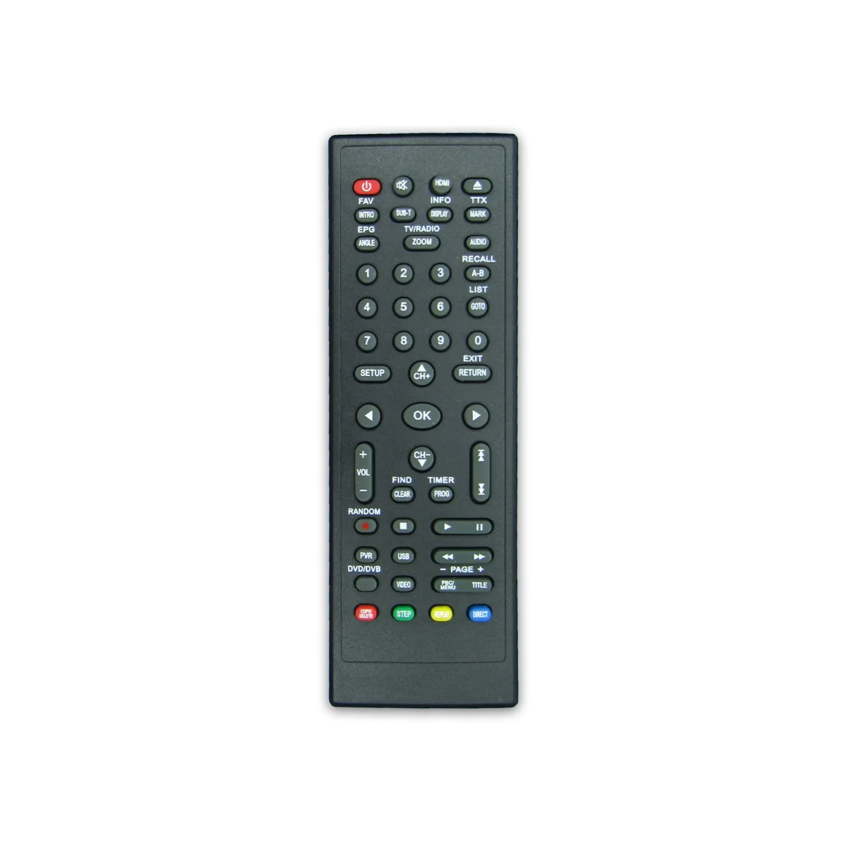 تصویر ریموت کنترل گیرنده دیجیتال ولکانو DVD) VOLCANO خور)