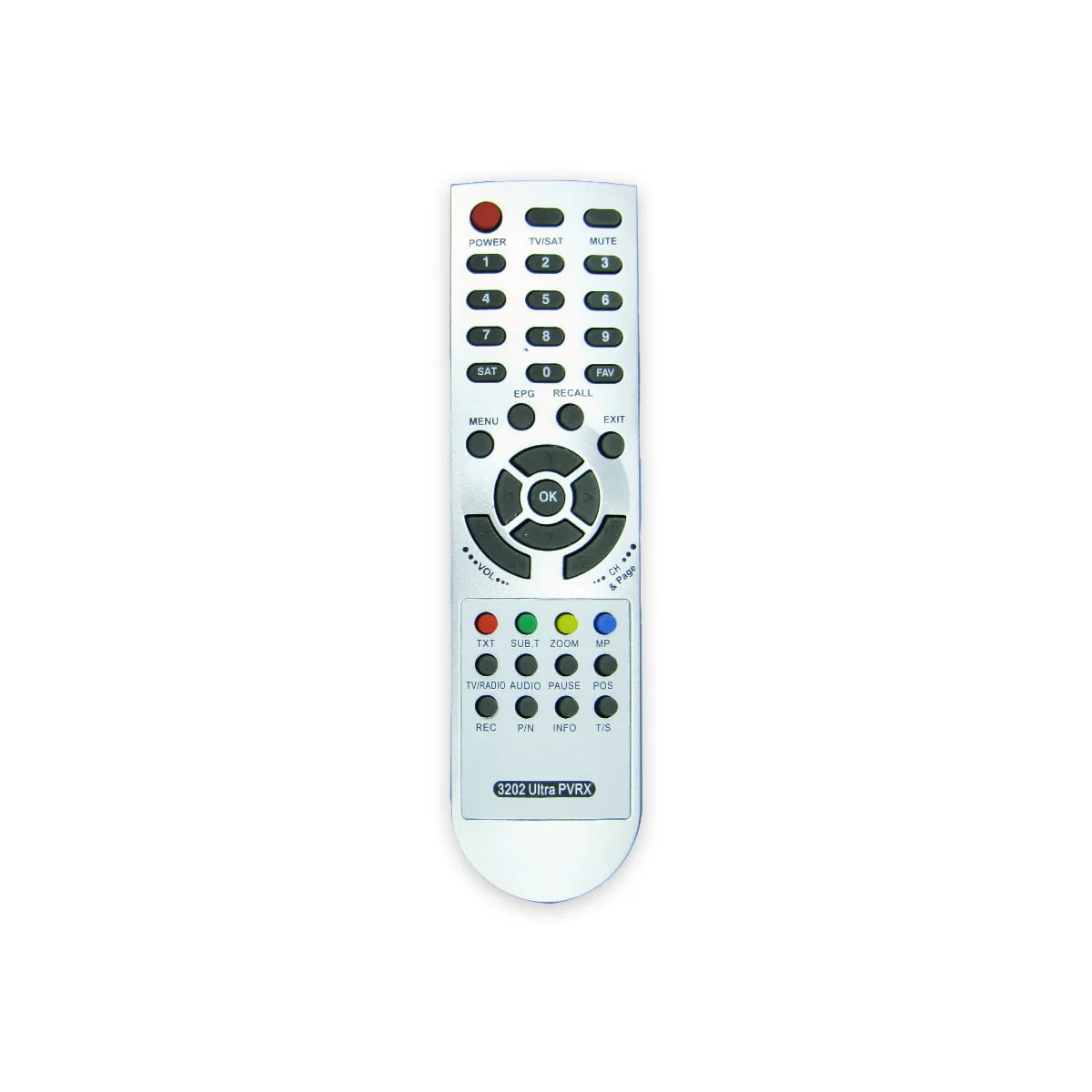 تصویر ریموت کنترل رسیور ACC طرح هایویژن 3202