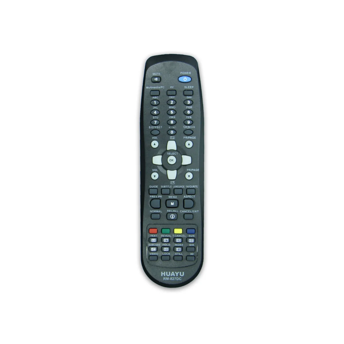 تصویر ریموت کنترل تلویزیون دوو مدل RM-8278DC (HUAYU)