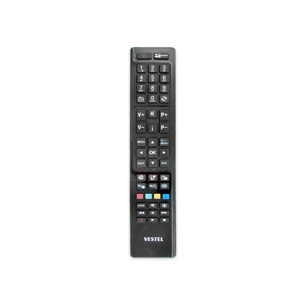 تصویر ریموت کنترل تلویزیون ال ای دی وستل VESTEL LED