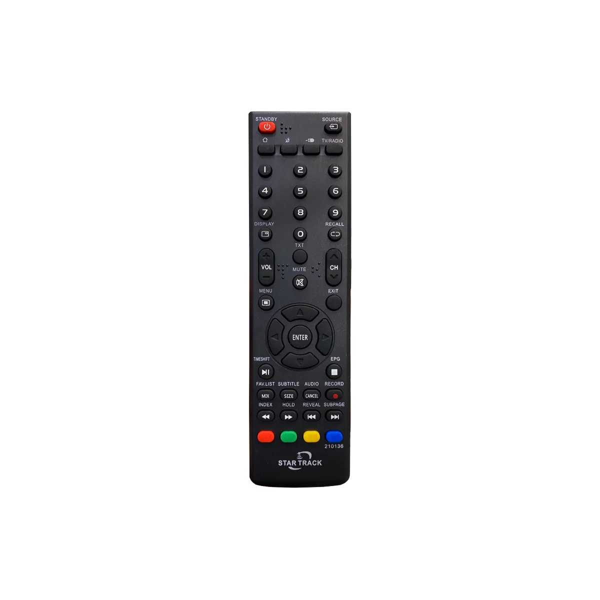 Product image - ریموت کنترل تلویزیون استار ترک مدل 210136