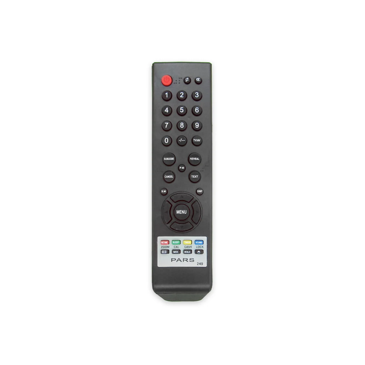 تصویر ریموت کنترل تلویزیون ال ای دی LED ایکس ویژن xvision مدل 21 اینچ vsm21v3