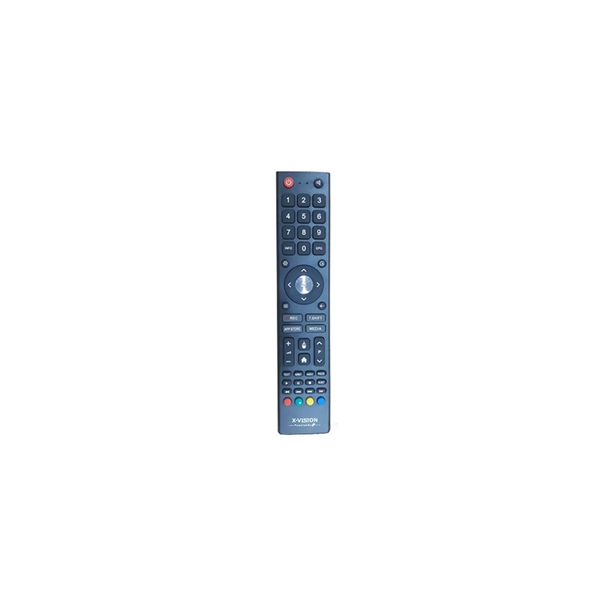 تصویر ریموت کنترل تلویزیون ال ای دی LED ایکس ویژن X-vision (وسط استیل)